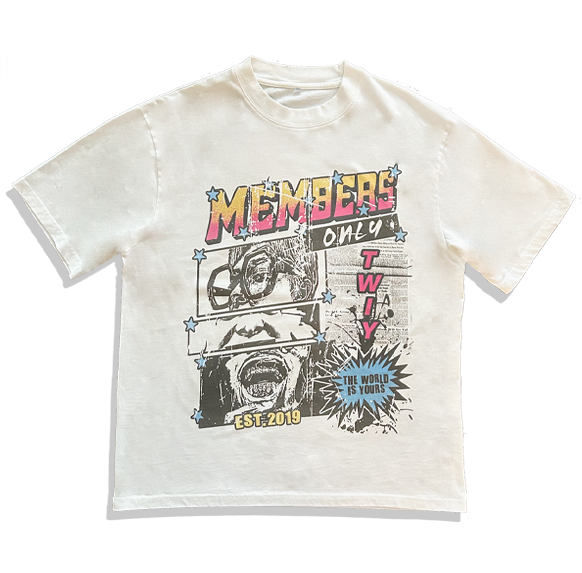 TWIY Members Tee "White"
