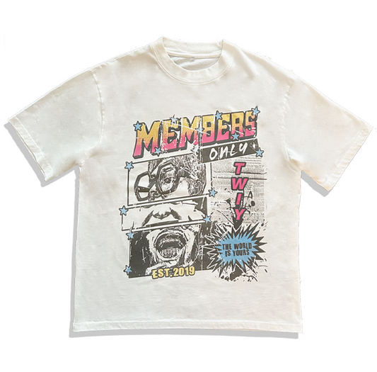 TWIY Members Tee "White"