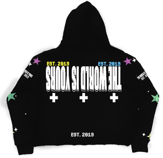 Time Waits For None Hoodie "Black"