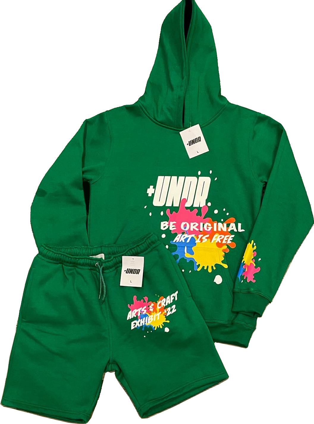 Art Is Free Sweatsuit Set (Green)