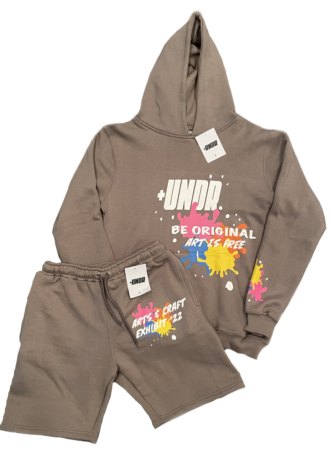 Art Is Free Sweatsuit Set (Taupe)