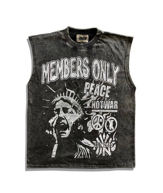 Peace Not WAR Tee "Monochrome"