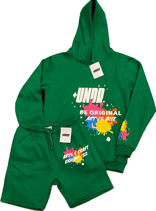 Art Is Free Sweatsuit Set (Green)