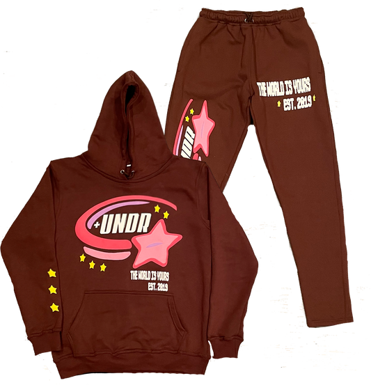 Starboy Sweatsuit Set (Mocha)
