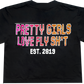 Pretty Girls Love Crop Tee "Red"
