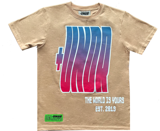 Wavy Tee “Tan”
